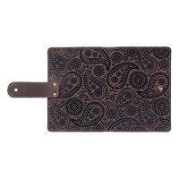 Обложка для паспорта из кожи Hi Art «Buta Art» PB-02/1 Shabby Gavana Brown