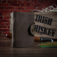 Картхолдер из кожи HiArt CH-03 Shabby Light Olive