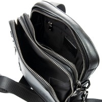 Мужская кожаная сумка через плечо BRETTON 407-88 black