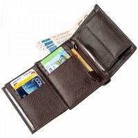 Мужской кожаный кошелек Boston 18825
