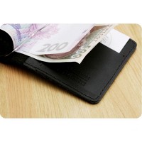Мужской кожаный зажим для купюр BlankNote 1.0 графит 