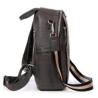 Женская кожаный рюкзак ALEX RAI 8907-9 grey