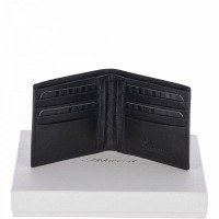 Мужской кожаный кошелек Ashwood 1211 VT Black