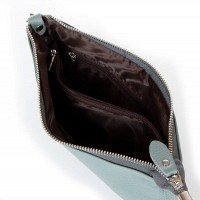 Молодежный клатч из кожи ALEX RAI 8801-2 blue
