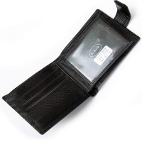 Мужской кожаный кошелек  DR. BOND M9-1CK black