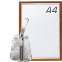 Женская кожаная ключница ETERNO AN-081-silver