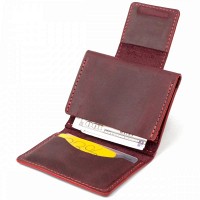 Женская визитница из натуральной кожи GRANDE PELLE 11408