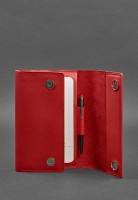 Кожаный блокнот  (софт-бук) BlankNote 5.1 красный BN-SB-5-1