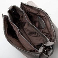 Женская кожаная сумка ALEX RAI 99105 gray