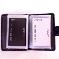 Кожаная визитница с тиснением Karya SHI0014-4KR