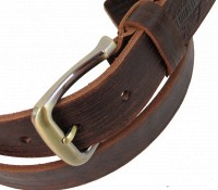 Мужской кожаный ремень Skipper 1500-38