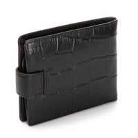 Мужской кожаный кошелек BE BRETTON Y210 black croco