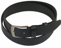 Мужской кожаный ремень под джинсы Skipper 1089-38 черный 3,8 см