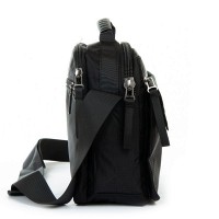 Мужская тканевая сумка через плечо Lanpad 4119 black
