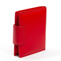 Женский кожаный кошелек Bright DR. BOND WS-36 red