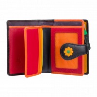 Женский кожаный кошелек Visconti ds80 blk/pc