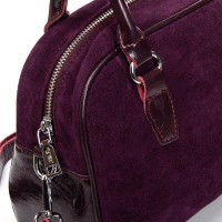 Женская замшевая сумка ALEX RAI 3036 bordo