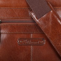 Мужская кожаная сумка Ashwood Murphy Chestnut (Каштановый)