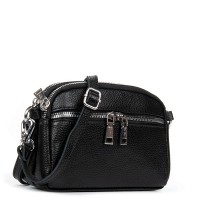 Женский молодежный кожаный клатч ALEX RAI 6088 black
