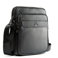 Мужская кожаная сумка через плечо BRETTON 1603-4 black