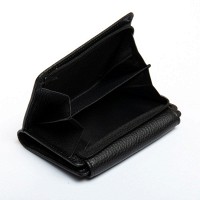 Женский кожаный кошелек Bright DR. BOND WS-31 black