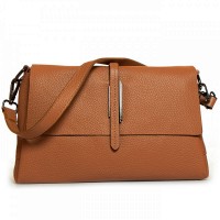Женская кожаная сумка ALEX RAI 99104 l.brown