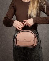 Женский молодежный кожаный клатч ALEX RAI 29052 pink