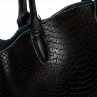 Женская кожаная сумка ALEX RAI 9387 black