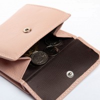 Женский кожаный кошелек Bright DR. BOND WS-33 pink