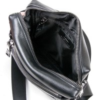 Мужская кожаная сумка через плечо BRETTON 3687-4 black