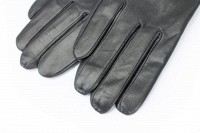 Перчатки женские чёрные кожаные 303s3 L Shust Gloves