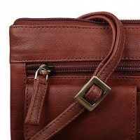 Мужская сумка из натуральной кожи Visconti 18608 OIL Brown