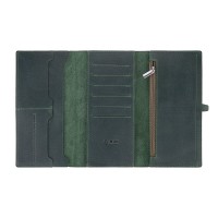 Портмоне из натуральной кожи Hi Art WP-08br Shabby Alga