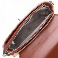 Молодежная женская кожаная сумка через плечо Vintage 22620 