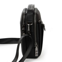 Мужская кожаная сумка через плечо BRETTON 407-152 black