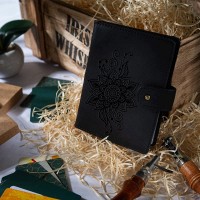 Кожаный картхолдер Hi Art «Mehendi Classic» CH-06 Shabby Night