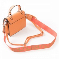 Женский клатч из кожезаменителя FASHION 01-06 17057 orange