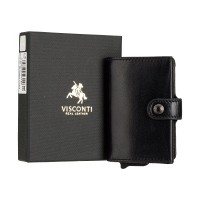 Кошелек-картхолдер Visconti ENZ80 Speziale (Black Shadow)