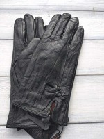 Женские кожаные перчатки чёрные Felix 358s2 M