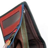 Женский кожаный кошелек Rainbow DR. BOND WRS-415-1 black