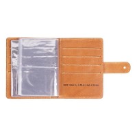 Кожаный картхолдер Hi Art «Let's Go Travel» CH-06 Shabby Honey