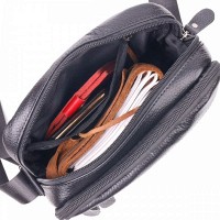 Мужская кожаная сумка через плечо Vintage 21398 