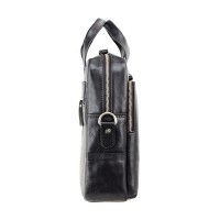Мужская кожаная сумка с RFID защитой Visconti ml31 blk