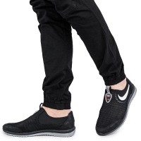 Мокасины слипоны Dago Style мужские летние черные из текстильной сетки 43 р. - 28 см 1361627975