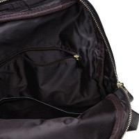 Женский городской кожаный рюкзак Keizer k1322-black