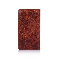 Кожаный бумажник Hi Art Mehendi Art WP-02-C18-1148-T005