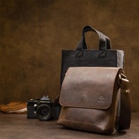 Мужская кожаная сумка через плечо Grande Pelle 11432