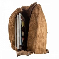 Кожаный коричневый рюкзак SHVIGEL13947