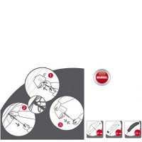Зонт механический женский Knirps A.050 Pinta Aqua Kn95 7050 8471