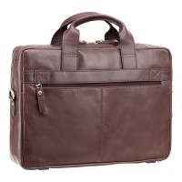 Мужская кожаная сумка с RFID защитой Visconti ml31 brn